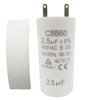 condensateur capacité 2.5 µf pour moteur Somfy Simu