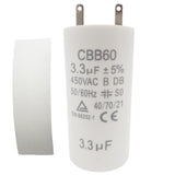 condensateur capacité de 3.3 pour moteur de store et volet roulant Somfy ou Simu